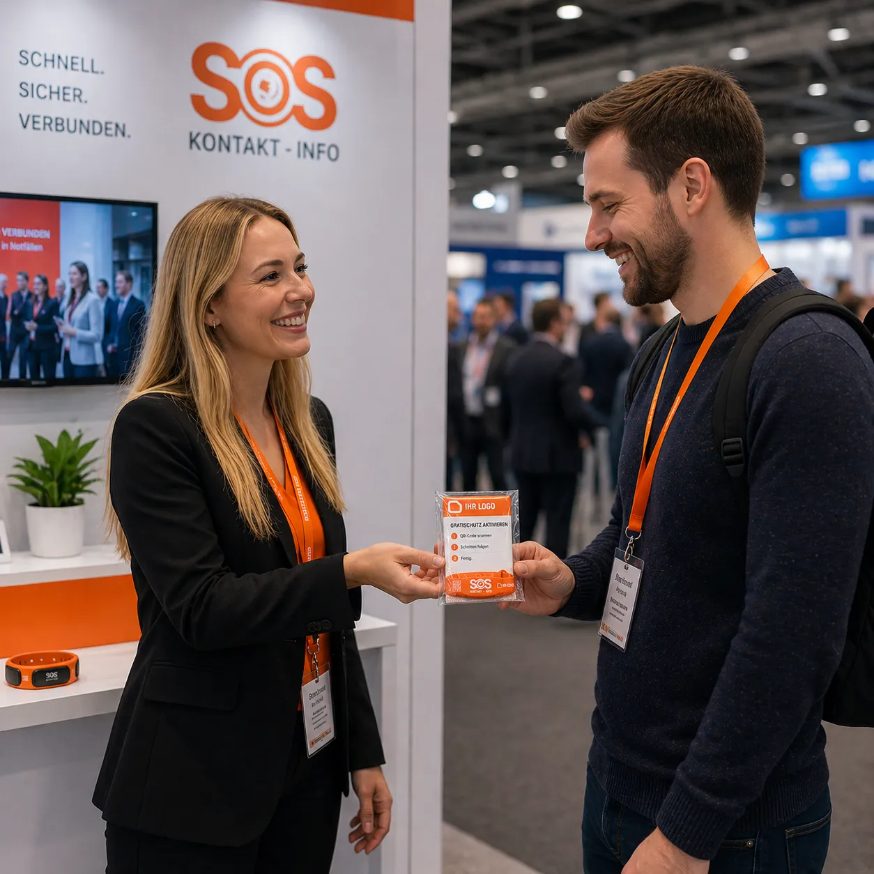 SOS-Armband Übergabe – Sinnvoll schenken