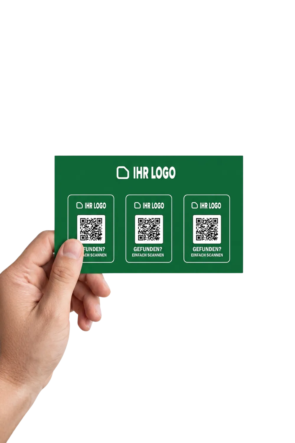 Aufkleberbogen mit QR-Tags