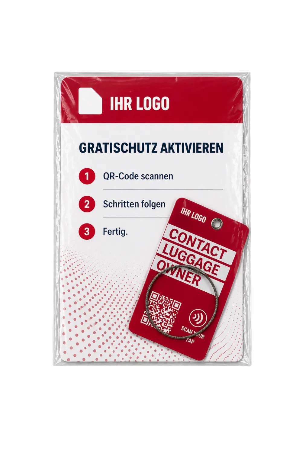 Nachhaltiger Beutel mit Set