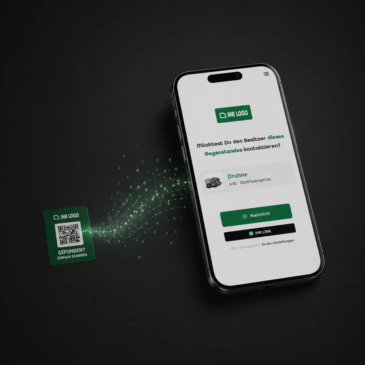 Anti-Verlust Tag – Drohne und App