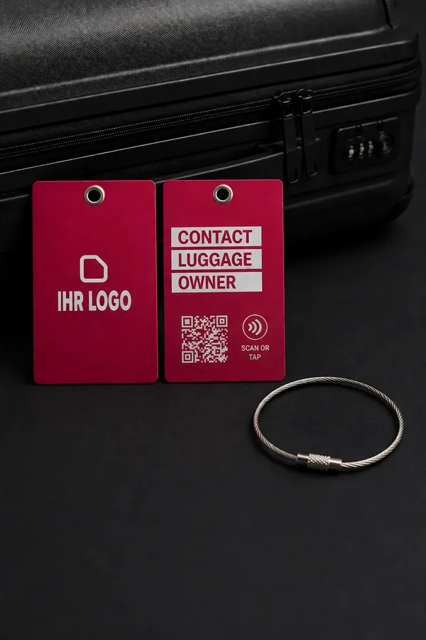 Kofferanhänger mit BrandTag