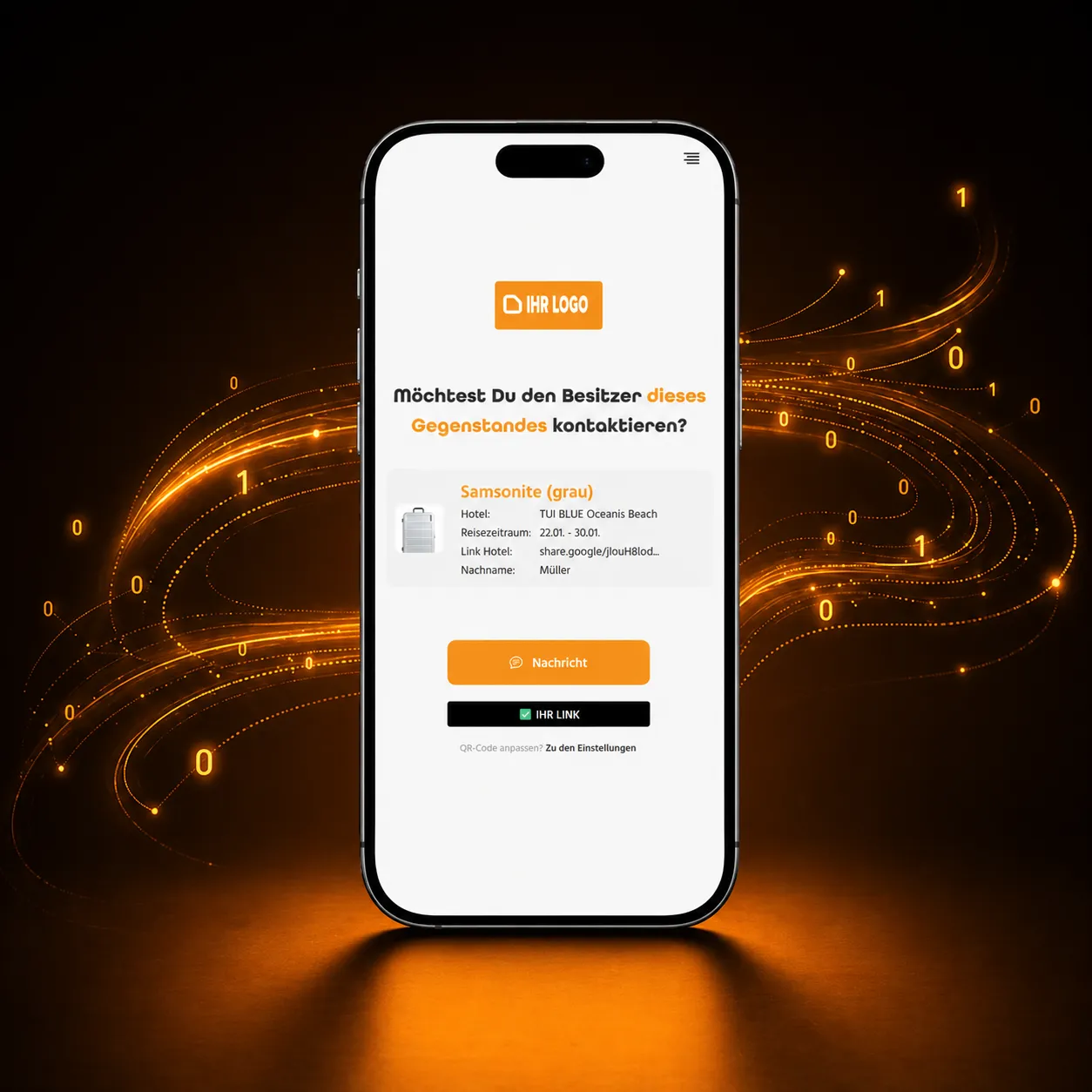 hiddencontact® Kontaktfunktion – App-Übersicht