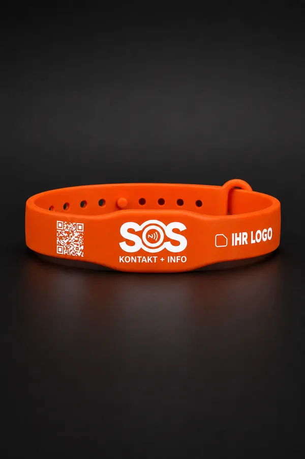 SOS-Armband mit QR-Code