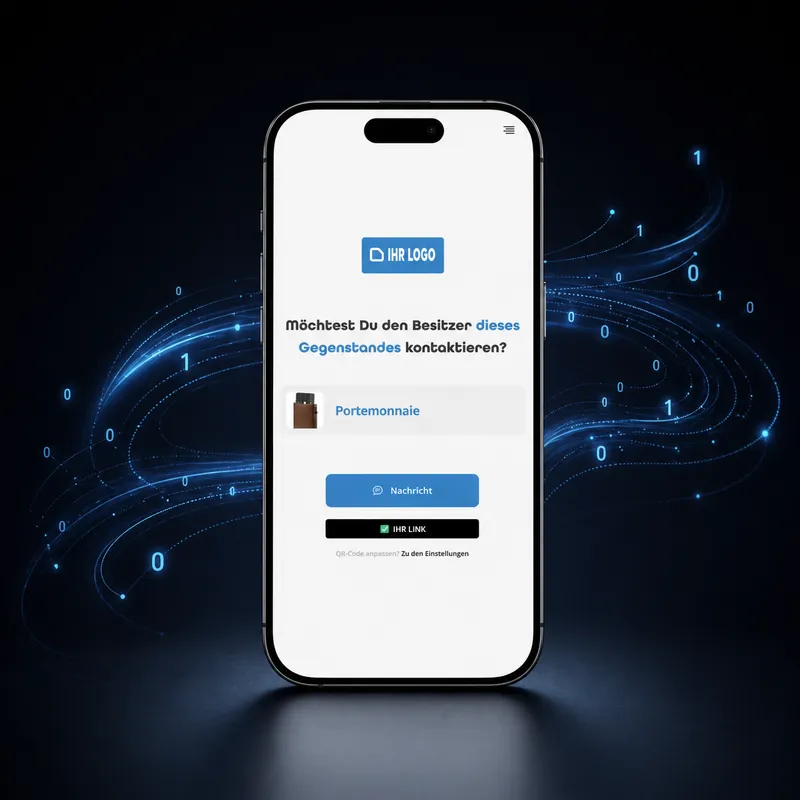 App-Screen der hiddencontact Kontaktfunktion