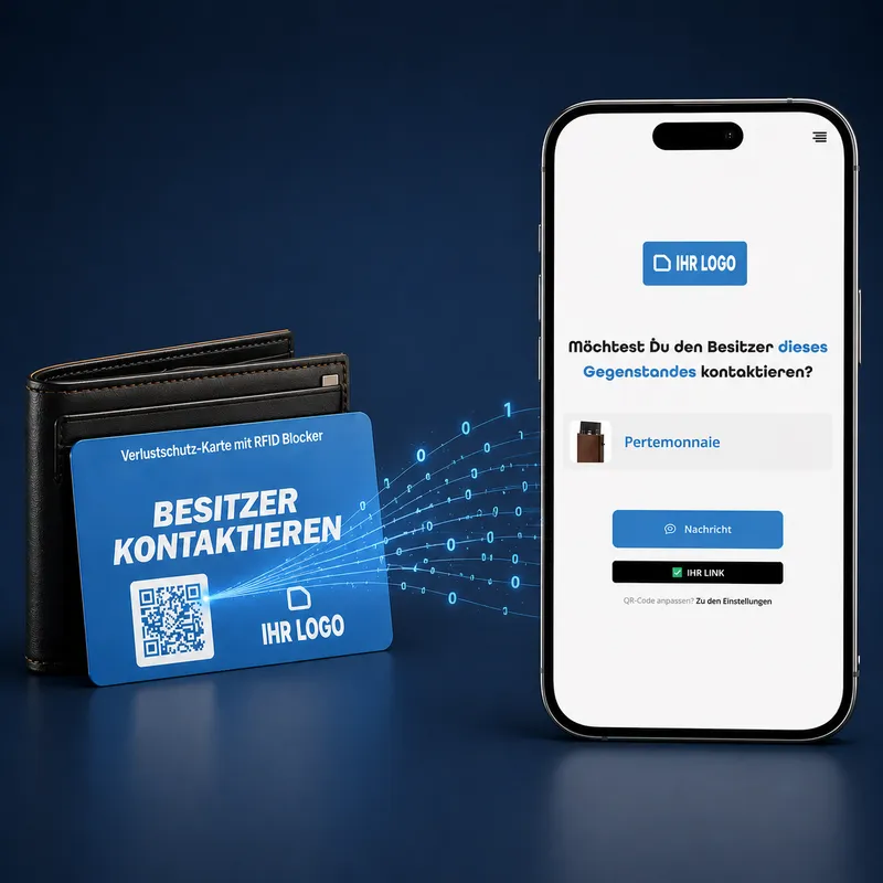 RFID-Blocker mit Firmenbranding im Portemonnaie