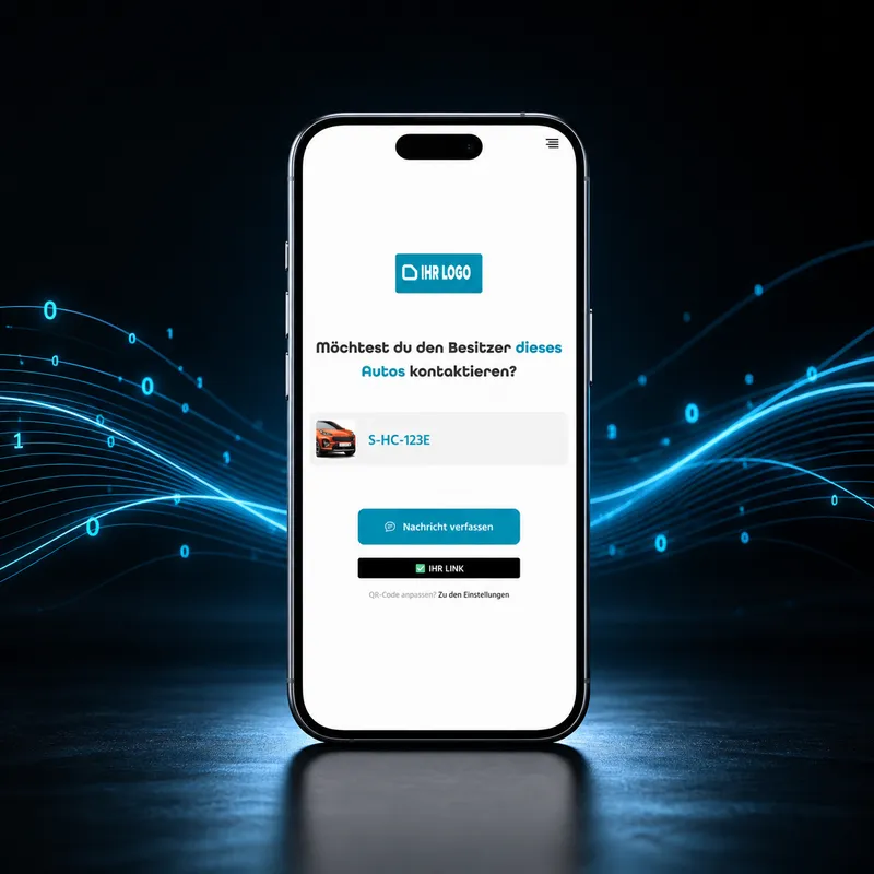 Écran de l'application de la fonction de contact hiddencontact